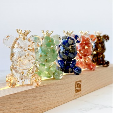 【彤恩時尚】水晶熊5入燈座組 五行 夢幻 招財 三款可選💡點亮你的每一天 // 生日禮物 情人節禮物