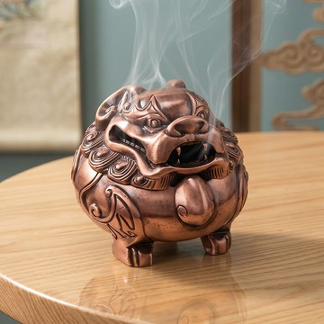 旺財納福銅香爐