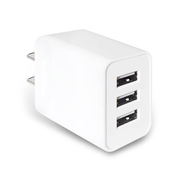 聖岡3.1A USB三孔極速充電器【九乘九購物網】