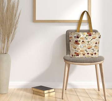 SunnyBag-橫式托特包-起司的約會