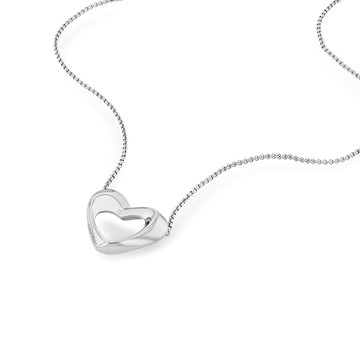 Calvin Klein CK 心墜鏤空愛心項鍊(35000757)