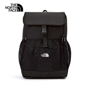 The North Face 官方旗艦 北面男女款黑色休閒後背包｜8DJKKX7 筆電包/登山包