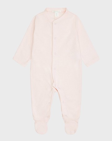 Kid's Pointelle Embroidered Angel Wings Footie, Size Newborn-18M
