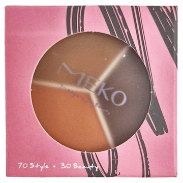 MEKO 精修大師訂製三色遮瑕盤  02 medium  1個
