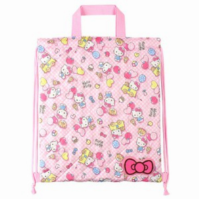 サンリオ ハローキティ キルトナップサック ピンク Hello Kitty おしゃれ 給食袋 体操着入れ入園 入学小学校 保育園 幼稚園 巾着袋 通販 Lineポイント最大1 0 Get Lineショッピング
