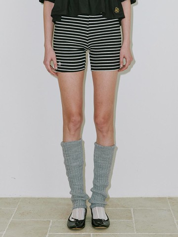Logo stripe Micro Shorts BLACK