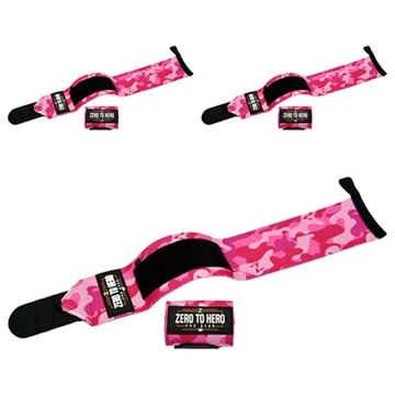 ZERO TO HERO 護腕保護套 粉色迷彩 3雙 45 x 8cm 手腕支撐