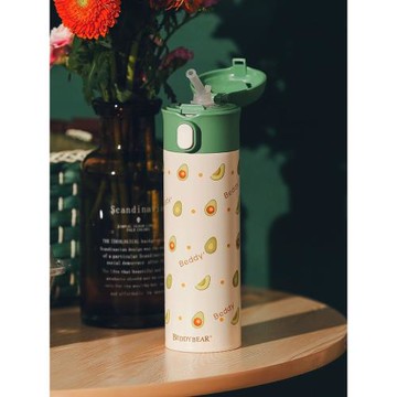 杯具熊保溫杯兒童水杯小學生316不銹鋼便攜男女士成人車載水杯子