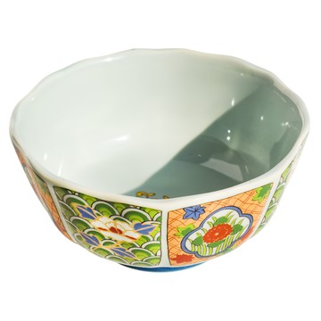 佐和陶瓷 12 x 6cm 320ml 單一顏色 陶瓷碗 日本碗  1個  仁祥赤菊