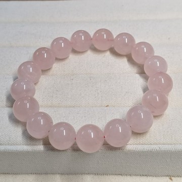 粉晶 粉水晶 西柚粉晶 手鍊 手環 手珠 12mm天然❤晶寶水晶#Z99