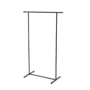 樂嫚妮 鐵藝單桿掛衣架/ㄇ型/簡約-黑色