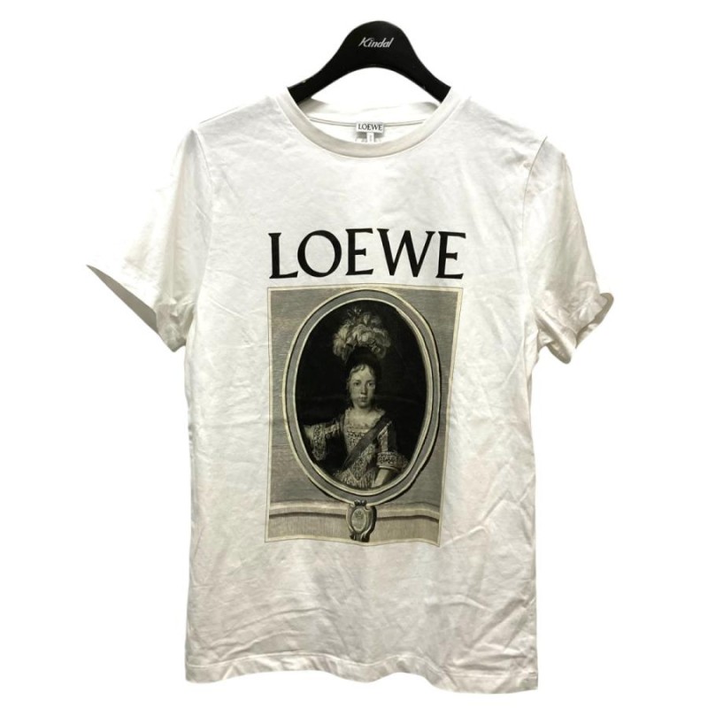 値下げ】LOEWE ポートレートプリントTシャツ ホワイト サイズ：S (中