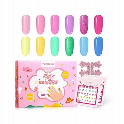 Tomicca マニキュア 子供用 はがせるタイプ ネイルポリッシュ ネイルアート用品 12色セット お誕生日 プレゼント用 通販 Lineポイント最大get Lineショッピング