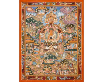 喜馬拉雅的開悟  佛陀生平的藝術呈現