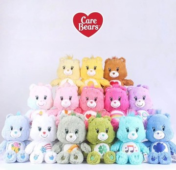 Care Bears 彩虹熊 絨毛娃娃(25cm)-分享/陽光/生氣/彩虹/幸運/熱愛/希望/睡覺/美夢/心願/鑽石熊