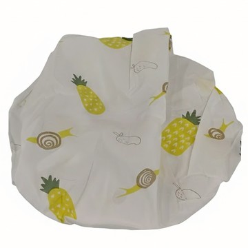 E.dot 半罩式可愛印花電風扇防塵罩 120g  45 x 45cm  鳳梨 白色 + 黃色