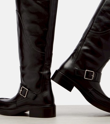 Saint Laurent Joe leather over-the-knee boots