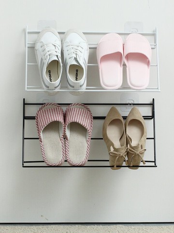 衛生間門口拖鞋架簡易家用省空間浴室壁掛式鞋架多層經濟型鞋托