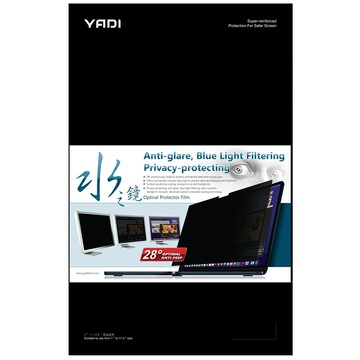 YADI 亞第 獨特磁吸 16 : 10 水之鏡防窺片  16吋 367 x 229mm  1片