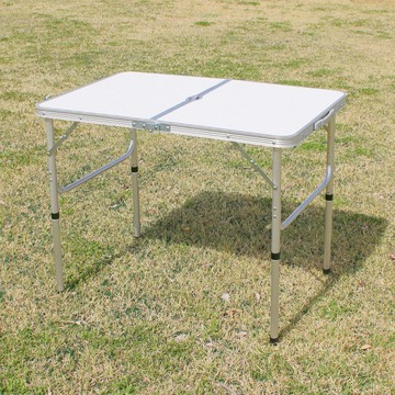 Camp Village 折疊桌  90 x 60 x 39~69cm  90cm  銀