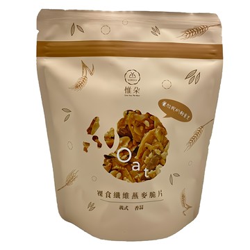 VERDO 惟朵 裸食纖維燕麥脆餅 - 義式香蒜  100g  1包