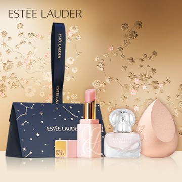 加贈!美妝蛋💝【Estee Lauder 雅詩蘭黛】摯愛小唇膏香氛組💖|美麗香水(粉漾限定版)4ml+自選贈品(迷你護唇膏1g或護手霜5ml)  生日禮物