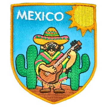 A-ONE 墨西哥人地標造型刺繡  墨西哥人  1個