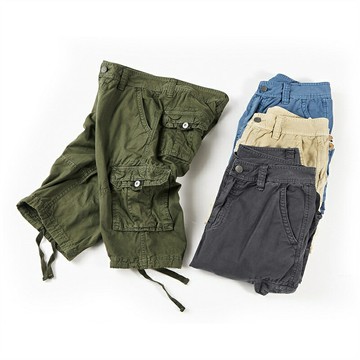 夏天男裝軍事風二戰工裝短褲男 經典復古男短褲 德國商務休閑半褲