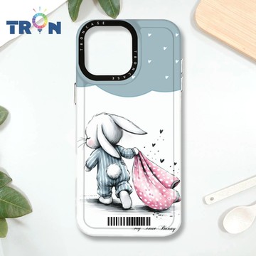 TRON IPHONE 16 PRO MAX 小動物的小被被 兔貓 防摔 MAGSAFE 磁吸 太空載具殼 透白 手機殼
