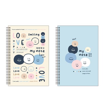 32K活頁PP橫線筆記-微笑生活【九乘九購物網】