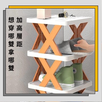 🔥臺灣出貨🔥【🔥窄身簡易鞋架】小戶型租房神器 免工具安裝多層 | 門後牆角省空間收納櫃/