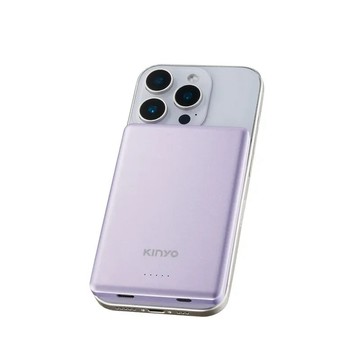 【KINYO】2 in 1超薄卡片型磁吸行動電源 PLUS+(KPB-2653)