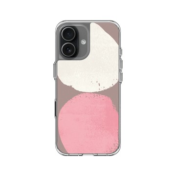 iPhone 17 Clear Case（相機按鈕） 透明 - Blob / 一團一團 - 紅白絮語