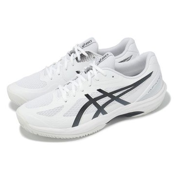 Asics 羽球鞋 Court Hunter FF 男鞋 女鞋 白 黑 室內運動 羽排鞋 亞瑟士 1071A111101