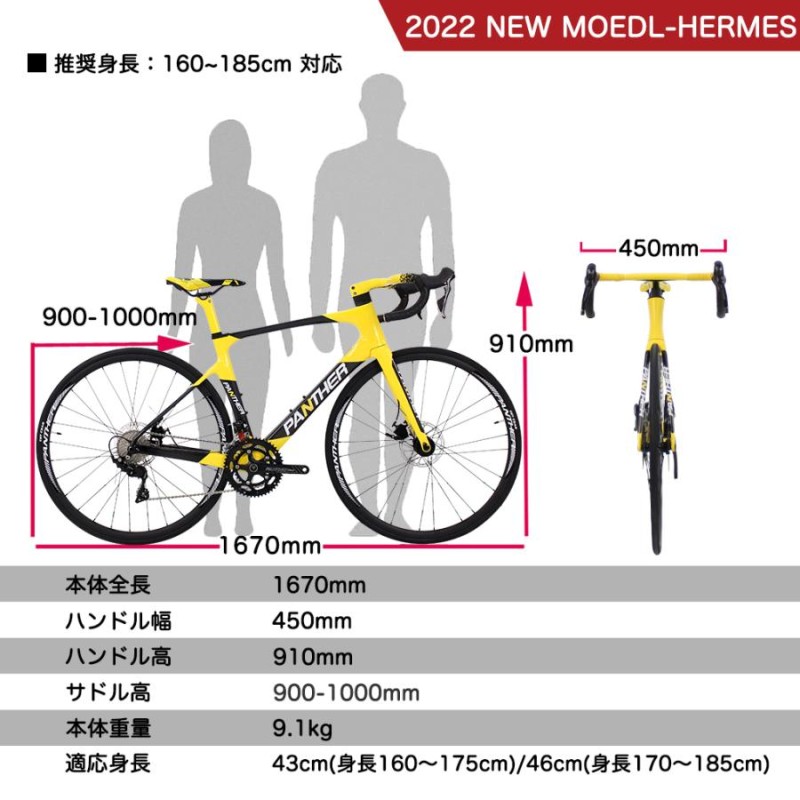 2022新モデル パンサー ロードバイク - 自転車本体