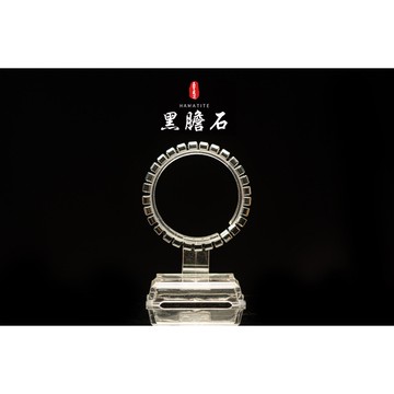 【黑膽石腳鍊 時尚造型 銀色方珠款款手鍊/腳鍊】巴西黑膽石腳鍊 流行造型款黑膽石  全天然巴西老礦料︱晶寶YA409