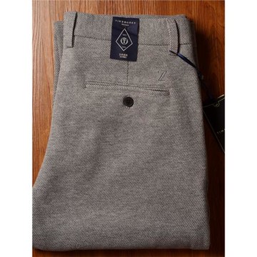 羊毛西褲男秋冬厚款直筒休閑風西裝褲保暖商務顯腿長高級感輕熟風