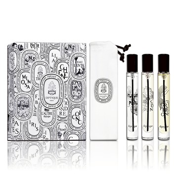 Diptyque 淡香精禮盒 10MLX3入 (肌膚之華+杜桑+爵夢)