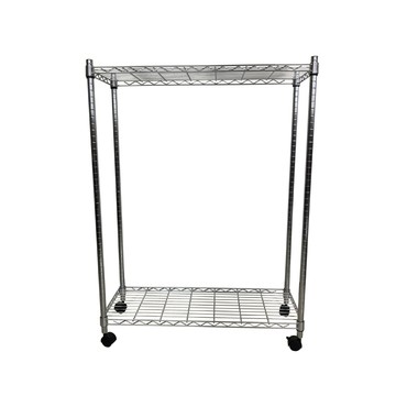 我塑我形 90 x 35 x 140 cm  MIT耐重移動式萬用鐵力士鍍鉻二層收納架 置物架 鐵力士架 二層架