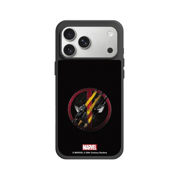 iPhone 17 Pro Max SolidX 黑 - 迪士尼-漫威 Marvel - 死侍與金鋼狼-Logo