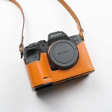 康緹斯sony索尼Sony 適用於A7R4 A7M4 純手工定製真皮保護套底座手把