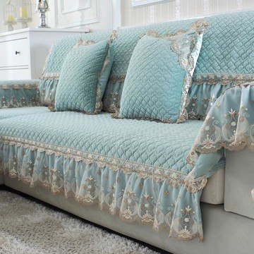 秋冬加厚廠家毛絨沙發墊水晶絨沙發罩套防滑沙發坐墊沙發巾一件