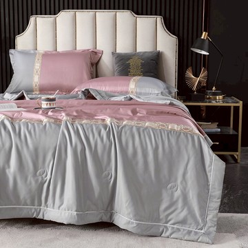 繡花冰絲空調被夏涼被單人雙人被芯夏季薄被子夏天可水洗真絲夏被