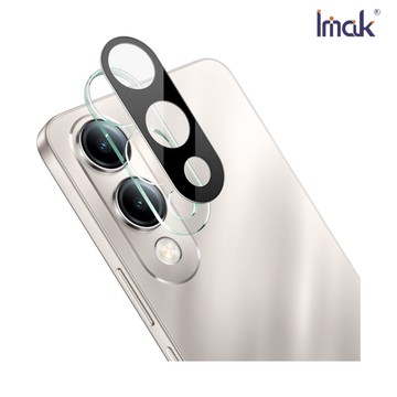 鏡頭貼 Imak 艾美克 vivo Y29s 5G  Y04 4G 鏡頭玻璃貼(一體式)(曜黑版) 奈米吸附 鏡頭貼 鏡頭保護貼 鏡頭膜 【愛瘋潮】