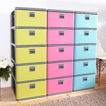 HOUSE-美好生活五層櫃-DIY簡易組裝(三色可選)