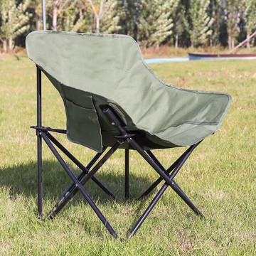 417 免組裝折疊椅  露營椅 月亮椅 折疊椅 戶外椅 休閒椅 登山椅 沙灘椅 免運 現貨【Q11/4】