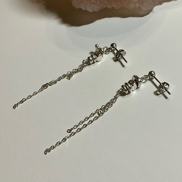 重影 | 純銀耳針 耳環