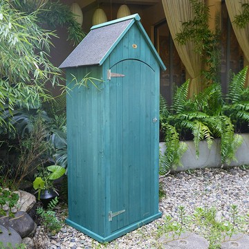 【台灣公司 可開發票】喬瑪登戶外花園工具房收納別墅陽臺園藝儲物柜子木制防水曬腐田園