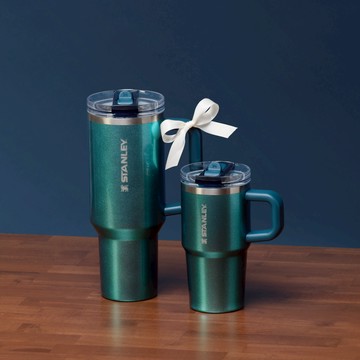 STANLEY 防漏吸管隨手杯 0.88L / 璀璨綠