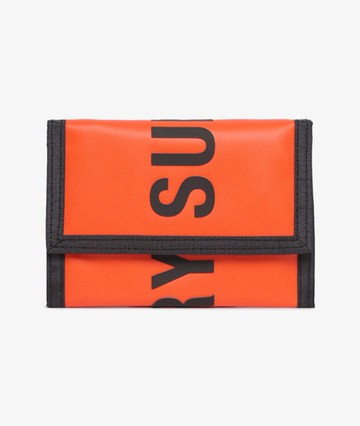 Superdry Women's Tarp Tri-fold Wallet Orange Size: 1SIZE